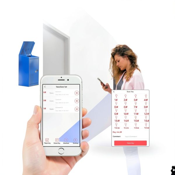 WeHere Key Drop Box Alloy Steel Waterproof Wall Mount-5