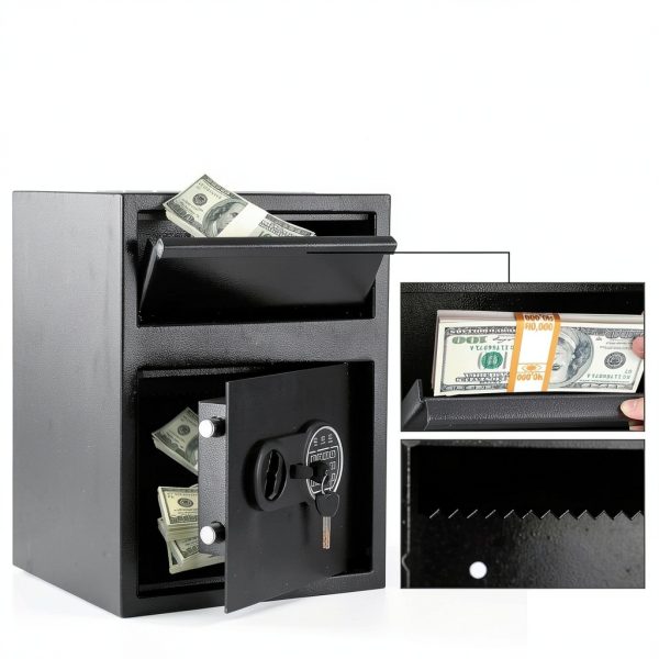 TROPOW Drop Safe Electronic Lock Heavy Duty Steel Security-3