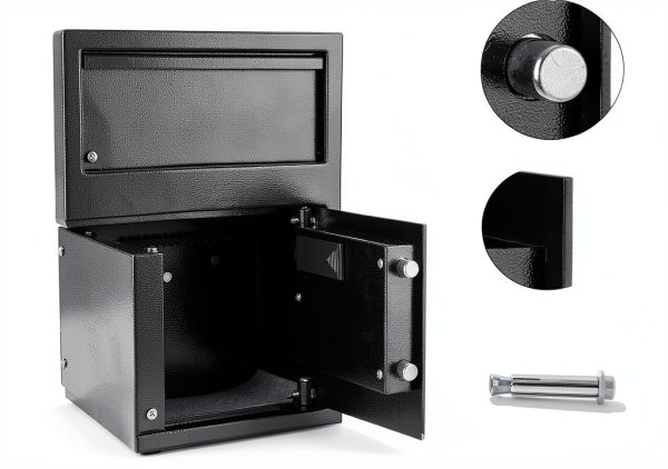 GarveeHome Digital Drop Safe Heavy Duty Steel Anti Theft-4