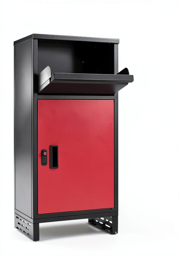 Meulbaty Package Drop Box Outdoor Secure Galvanized Steel-1
