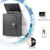 DiDiHere Key Drop Box Waterproof Steel Wall Mount Safe-2