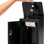 DiDiHere Key Drop Box Waterproof Steel Wall Mount Safe-0