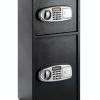 Giantex Digital Double Door Safe Alloy Steel Home Office-0