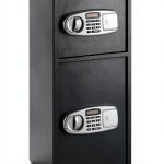 Giantex Digital Double Door Safe Alloy Steel Home Office-0