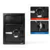 TROPOW Fireproof Waterproof Drop Slot Safe Alloy Steel-3