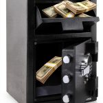 TROPOW Fireproof Electronic Safe Drop Slot Home Office-0