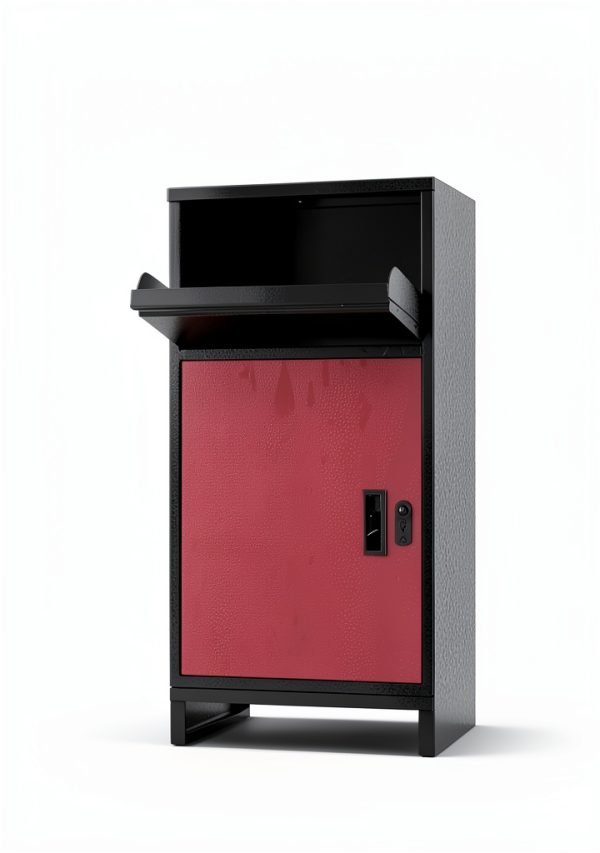 Meulbaty Package Drop Box Outdoor Secure Galvanized Steel-4
