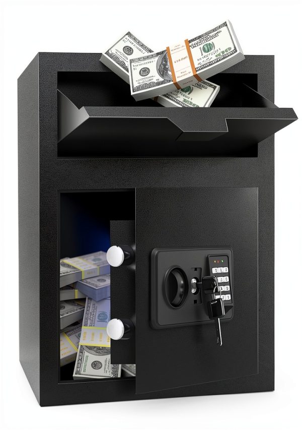 AltiKeep Drop Slot Safe Electronic Lock Fire Resistant-0