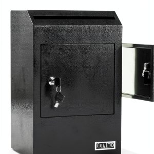 Durabox Wall Mount Drop Box Steel Secure Deposit Large-0
