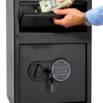 GarveeHome Digital Drop Safe Heavy Duty Steel Anti Theft-0