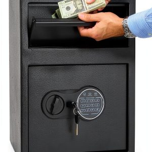 GarveeHome Digital Drop Safe Heavy Duty Steel Anti Theft-0