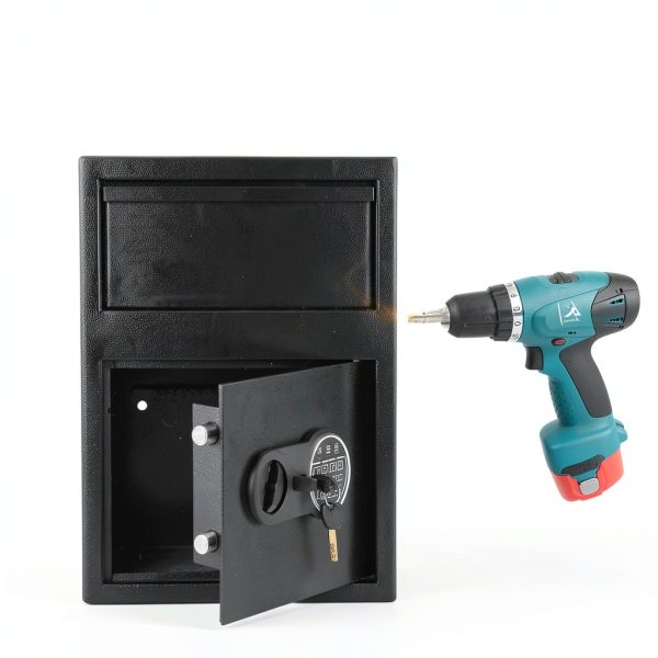 TROPOW Drop Safe Electronic Lock Heavy Duty Steel Security-2