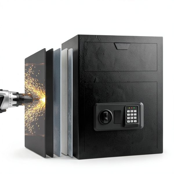 AltiKeep Drop Slot Safe Electronic Lock Fire Resistant-5