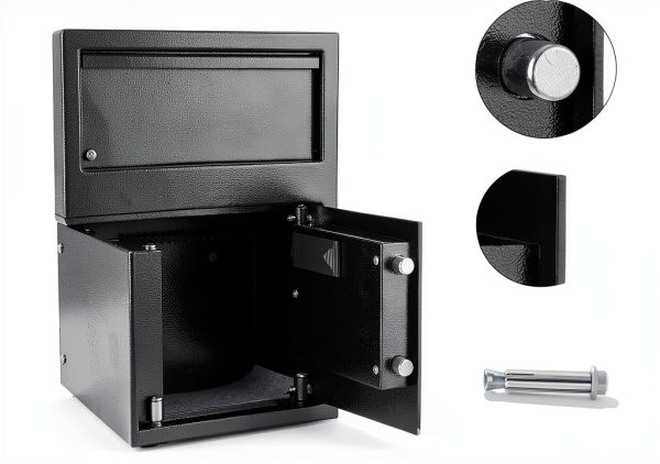 TROPOW Drop Safe Electronic Lock Heavy Duty Steel Security-4